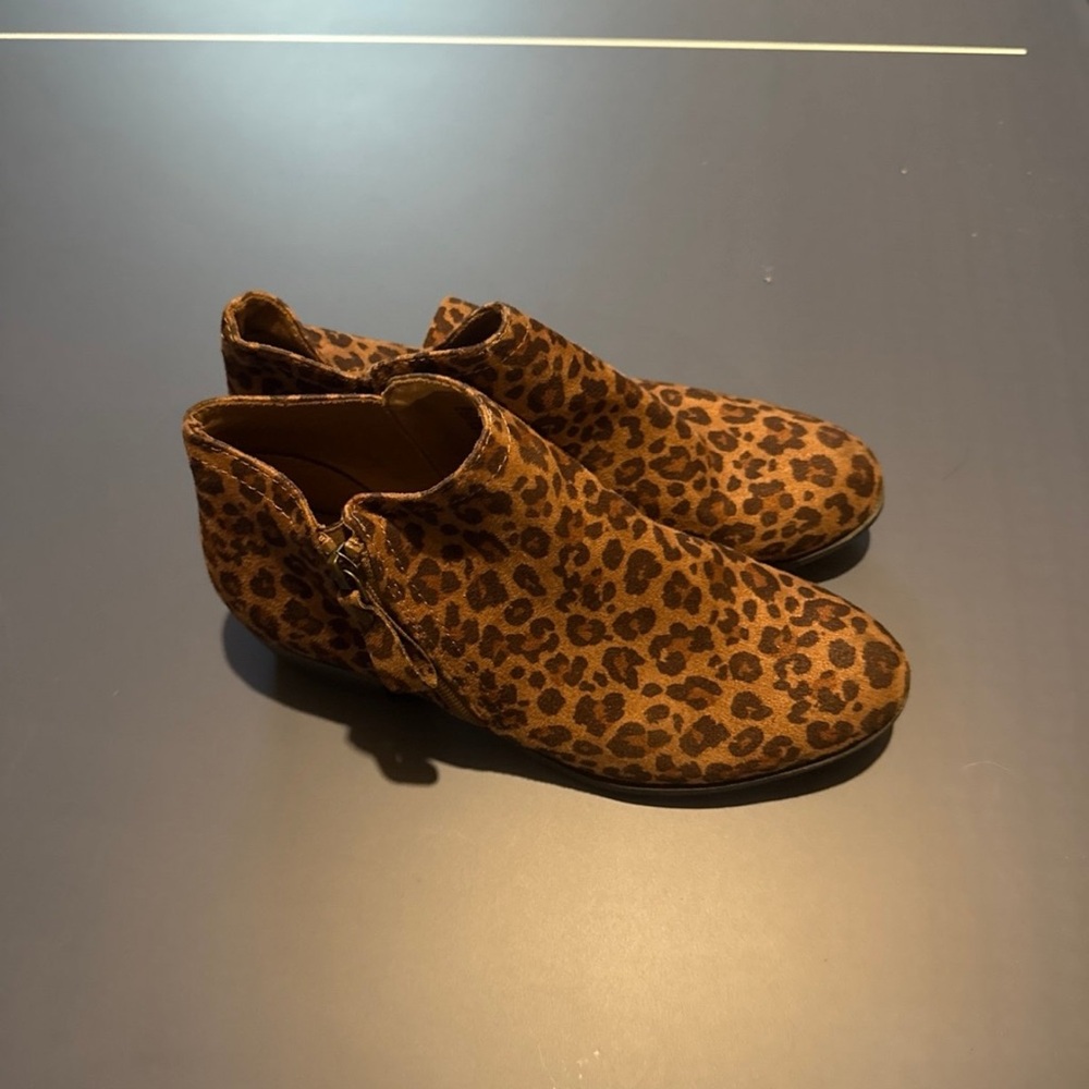 Arizona Jean Company Leopard Print Ankle Boots